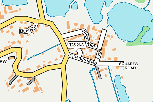 TA5 2NS map - OS OpenMap – Local (Ordnance Survey)