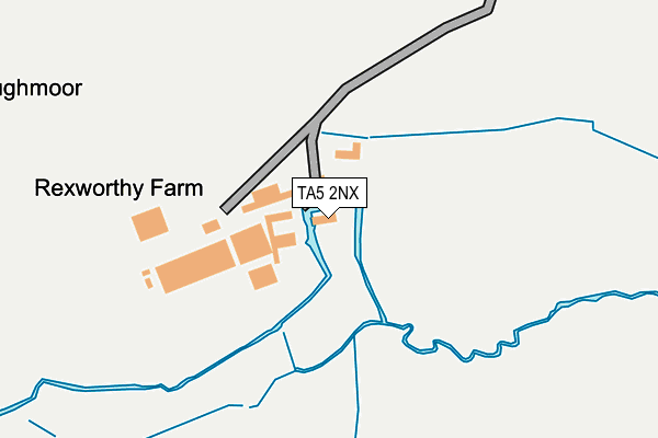 TA5 2NX map - OS OpenMap – Local (Ordnance Survey)