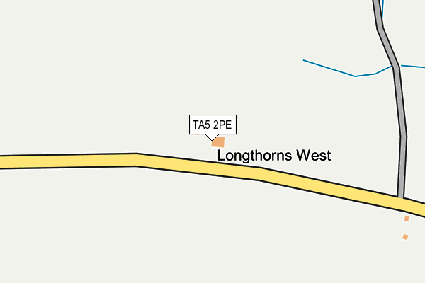 TA5 2PE map - OS OpenMap – Local (Ordnance Survey)