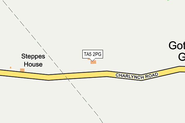 TA5 2PG map - OS OpenMap – Local (Ordnance Survey)