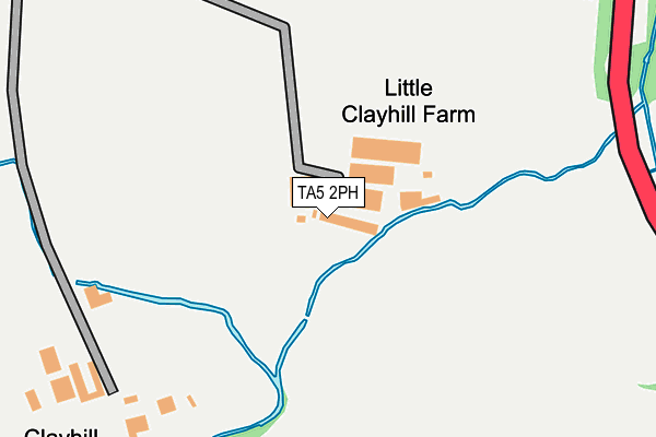 TA5 2PH map - OS OpenMap – Local (Ordnance Survey)