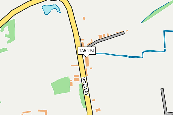 TA5 2PJ map - OS OpenMap – Local (Ordnance Survey)