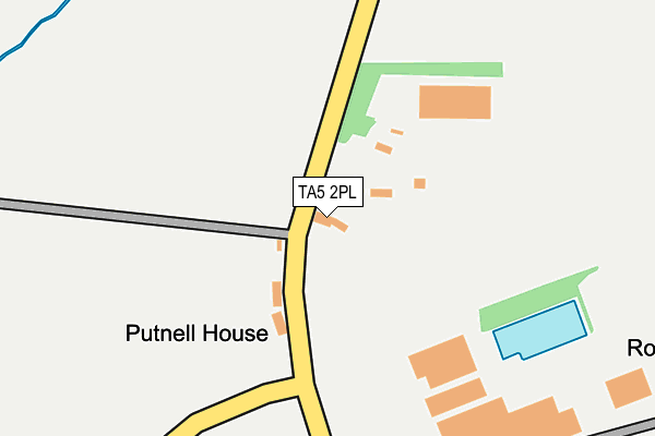 TA5 2PL map - OS OpenMap – Local (Ordnance Survey)