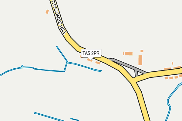 TA5 2PR map - OS OpenMap – Local (Ordnance Survey)