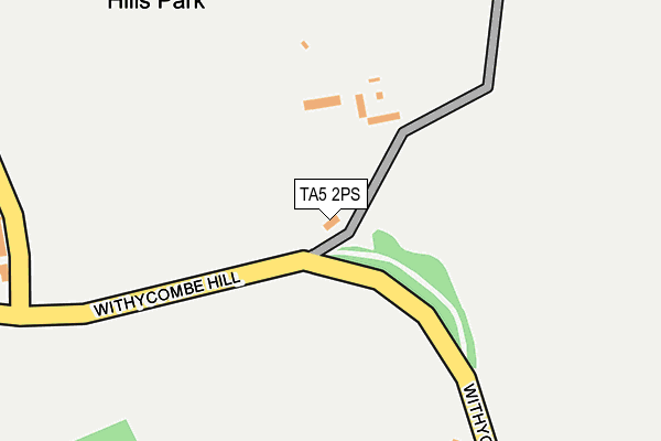 TA5 2PS map - OS OpenMap – Local (Ordnance Survey)