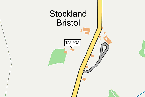 TA5 2QA map - OS OpenMap – Local (Ordnance Survey)
