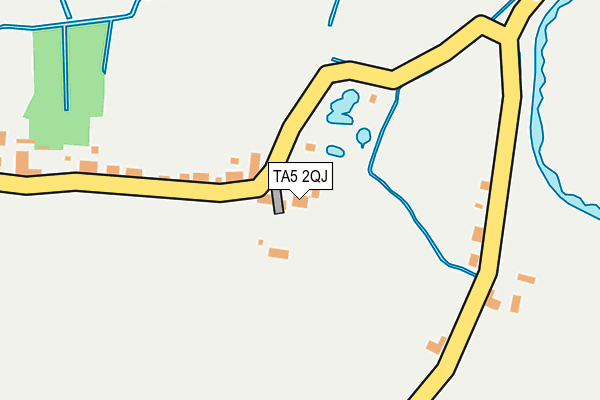 TA5 2QJ map - OS OpenMap – Local (Ordnance Survey)