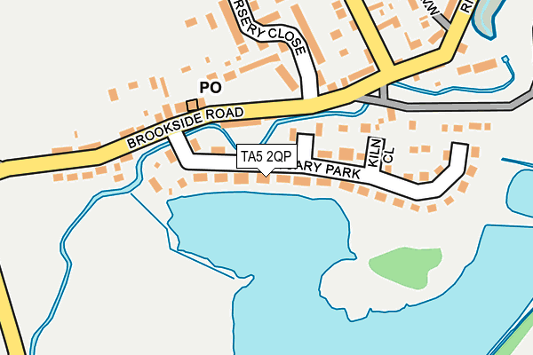 TA5 2QP map - OS OpenMap – Local (Ordnance Survey)