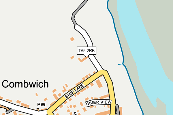 TA5 2RB map - OS OpenMap – Local (Ordnance Survey)