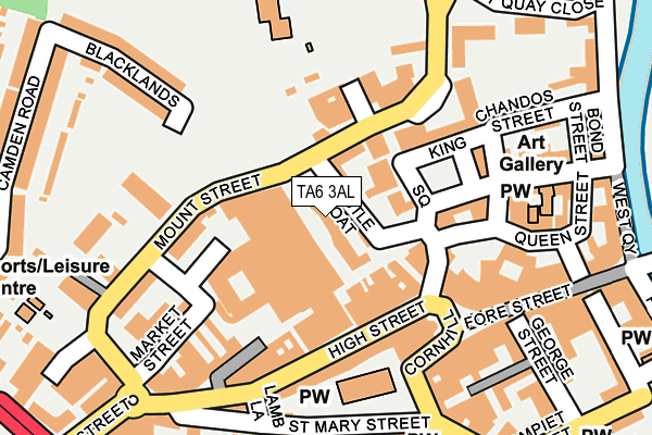 TA6 3AL map - OS OpenMap – Local (Ordnance Survey)