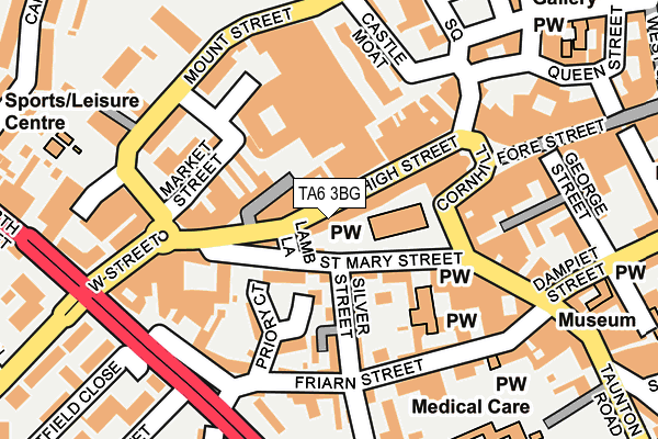 TA6 3BG map - OS OpenMap – Local (Ordnance Survey)