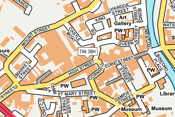 TA6 3BH map - OS OpenMap – Local (Ordnance Survey)