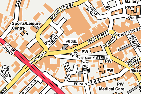 TA6 3BL map - OS OpenMap – Local (Ordnance Survey)