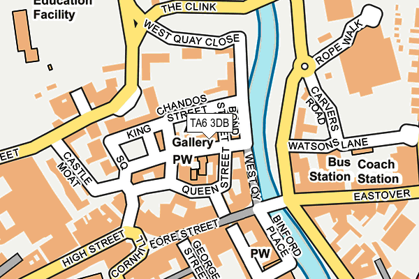 TA6 3DB map - OS OpenMap – Local (Ordnance Survey)