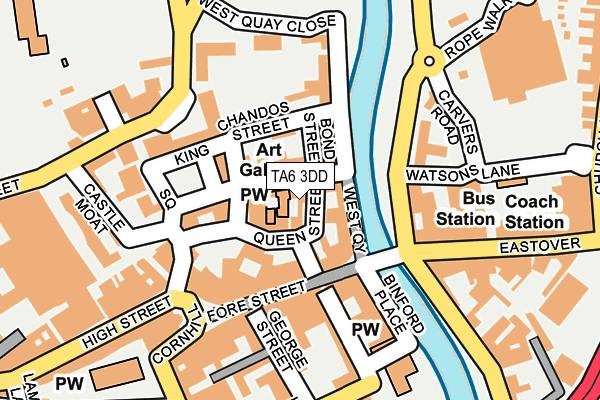 TA6 3DD map - OS OpenMap – Local (Ordnance Survey)