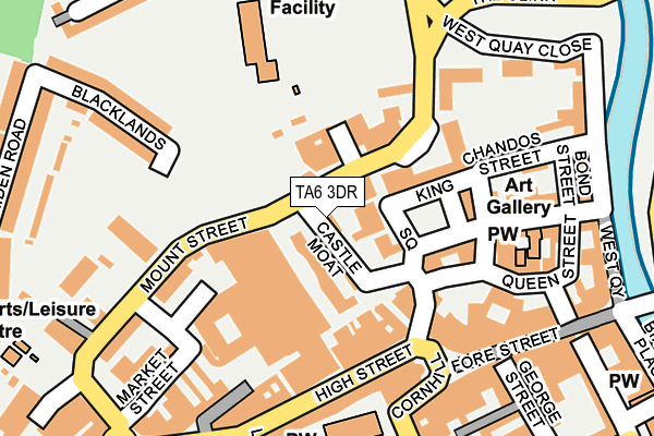 TA6 3DR map - OS OpenMap – Local (Ordnance Survey)