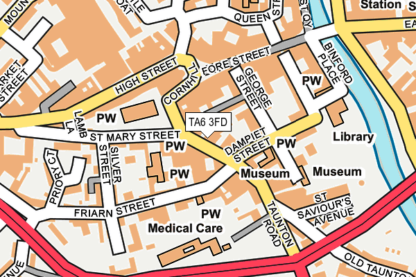 TA6 3FD map - OS OpenMap – Local (Ordnance Survey)