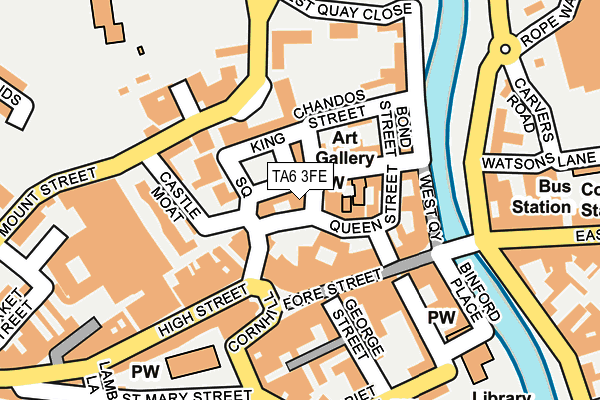 TA6 3FE map - OS OpenMap – Local (Ordnance Survey)