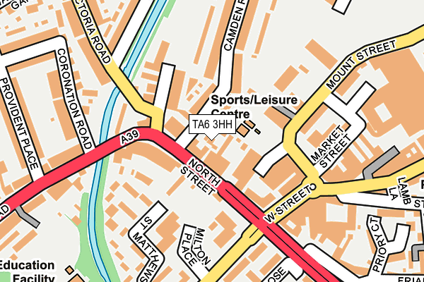 TA6 3HH map - OS OpenMap – Local (Ordnance Survey)