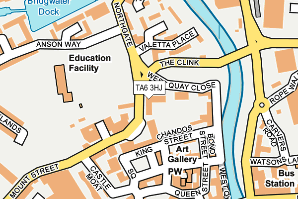 TA6 3HJ map - OS OpenMap – Local (Ordnance Survey)