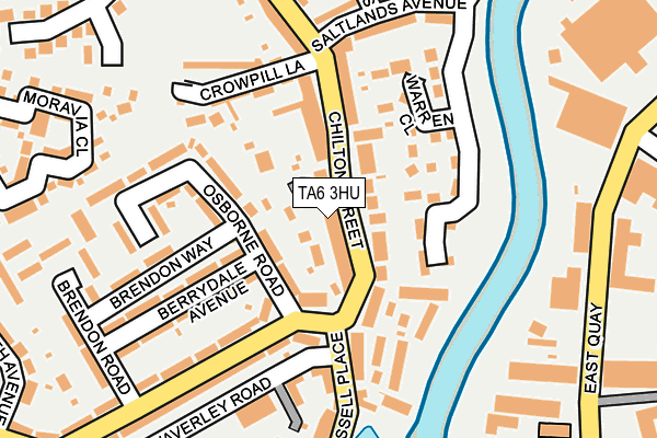 TA6 3HU map - OS OpenMap – Local (Ordnance Survey)