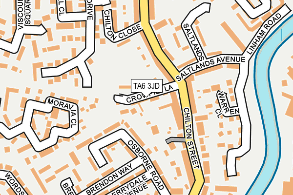 TA6 3JD map - OS OpenMap – Local (Ordnance Survey)