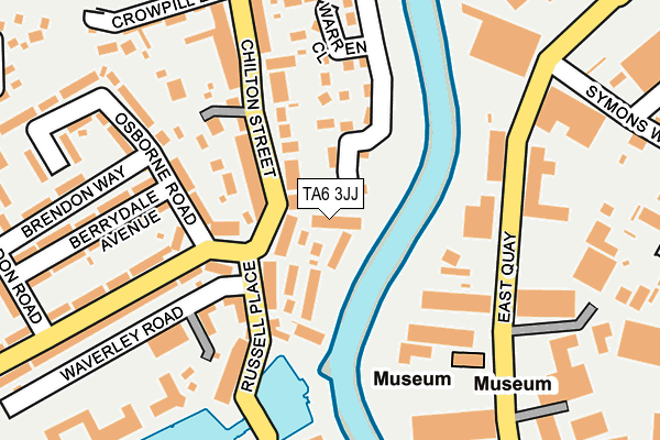 TA6 3JJ map - OS OpenMap – Local (Ordnance Survey)