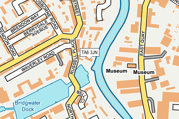TA6 3JN map - OS OpenMap – Local (Ordnance Survey)