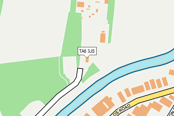 TA6 3JS map - OS OpenMap – Local (Ordnance Survey)