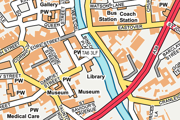 TA6 3LF map - OS OpenMap – Local (Ordnance Survey)