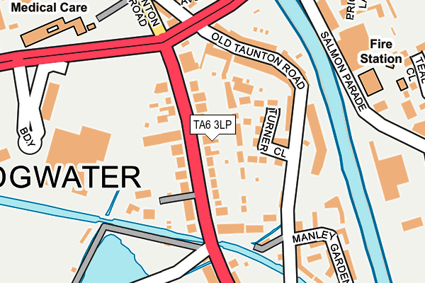 TA6 3LP map - OS OpenMap – Local (Ordnance Survey)
