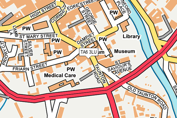 TA6 3LU map - OS OpenMap – Local (Ordnance Survey)