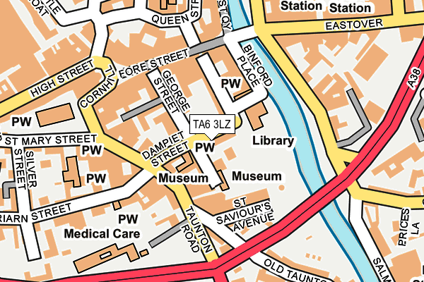 TA6 3LZ map - OS OpenMap – Local (Ordnance Survey)