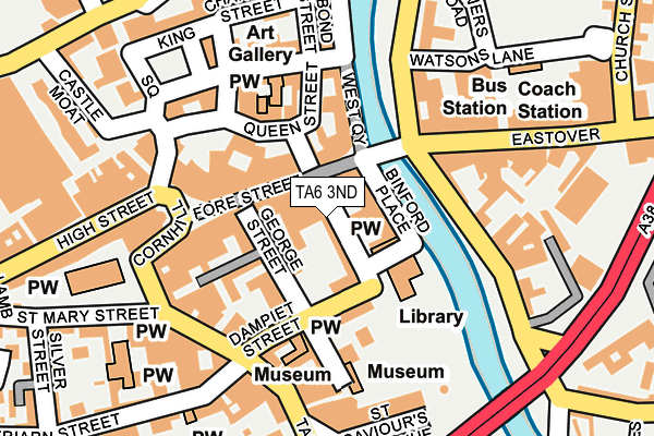 TA6 3ND map - OS OpenMap – Local (Ordnance Survey)