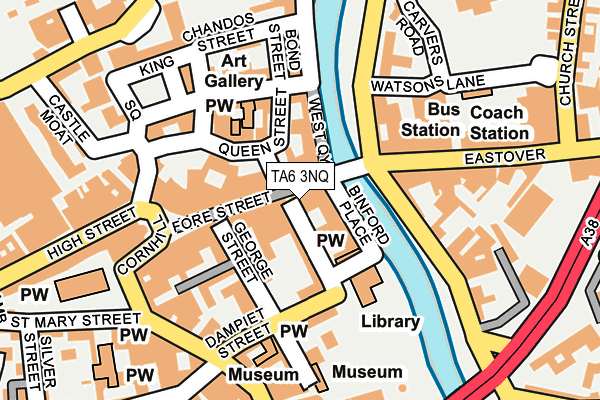 TA6 3NQ map - OS OpenMap – Local (Ordnance Survey)