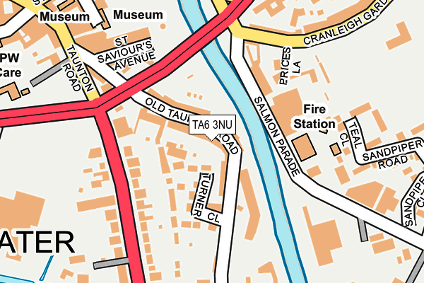 TA6 3NU map - OS OpenMap – Local (Ordnance Survey)