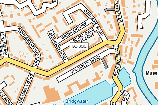 TA6 3QQ map - OS OpenMap – Local (Ordnance Survey)