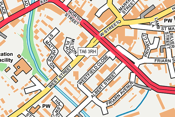TA6 3RH map - OS OpenMap – Local (Ordnance Survey)