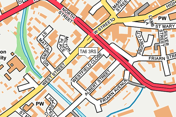 TA6 3RS map - OS OpenMap – Local (Ordnance Survey)