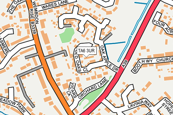 TA6 3UR map - OS OpenMap – Local (Ordnance Survey)
