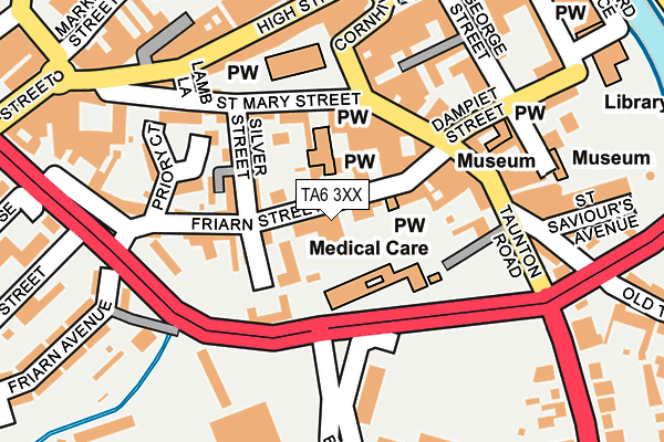 TA6 3XX map - OS OpenMap – Local (Ordnance Survey)