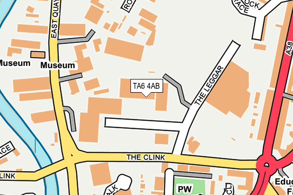 TA6 4AB map - OS OpenMap – Local (Ordnance Survey)