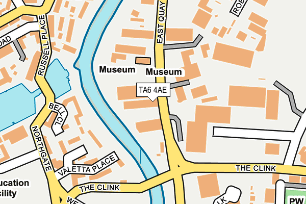 TA6 4AE map - OS OpenMap – Local (Ordnance Survey)