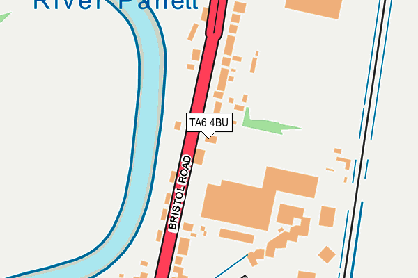 TA6 4BU map - OS OpenMap – Local (Ordnance Survey)