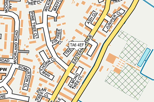 TA6 4EF map - OS OpenMap – Local (Ordnance Survey)