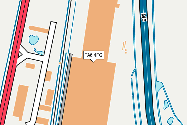 TA6 4FG map - OS OpenMap – Local (Ordnance Survey)