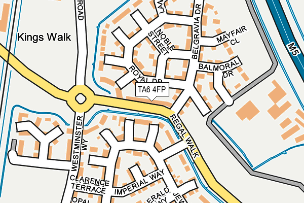 TA6 4FP map - OS OpenMap – Local (Ordnance Survey)