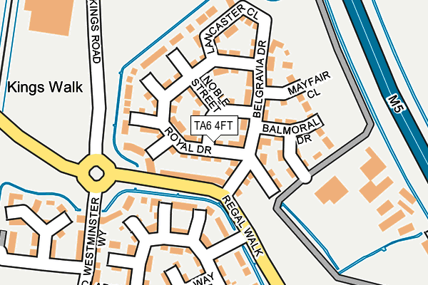 TA6 4FT map - OS OpenMap – Local (Ordnance Survey)