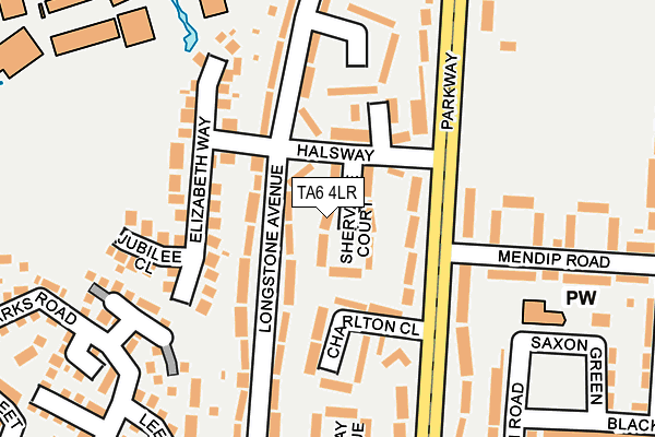 TA6 4LR map - OS OpenMap – Local (Ordnance Survey)