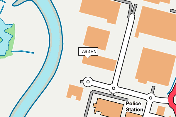 TA6 4RN map - OS OpenMap – Local (Ordnance Survey)